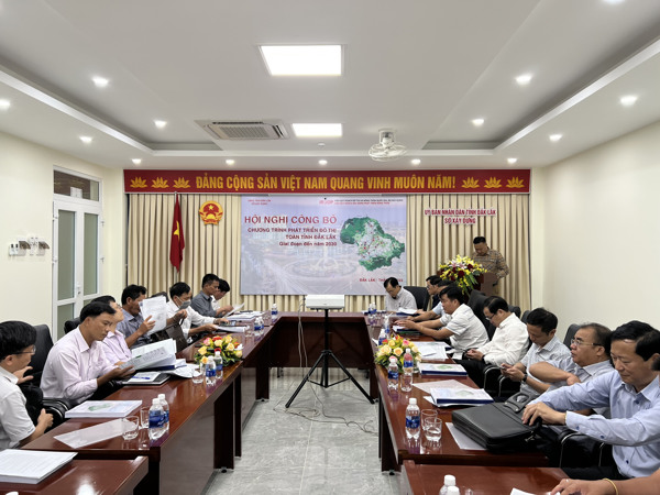 Sở Xây dựng tổ chức Hội nghị Công bố Chương trình phát triển đô thị toàn tỉnh đắk Lắk giai đoạn đến năm 2030