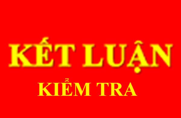 Kết luận kiểm tra Công tác quản lý trật tự xây dựng tại UBND huyện Krông Bông, tỉnh Đắk Lắk