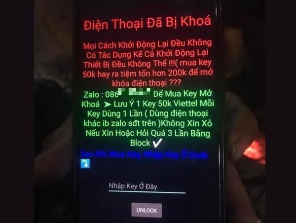 Cách xử lý mã độc chiếm quyền sử dụng điện thoại của bạn