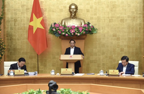Chính phủ họp phiên thường kỳ tháng 1/2023.
