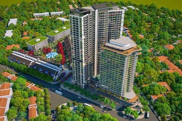 Thông báo nhà ở hình thành trong tương lai đủ điều kiện được đưa vào kinh doanh đối với 77 căn nhà ở liên kế tại dự án Tổ hợp Trung tâm thương mại - Khách sạn - Nhà ở 