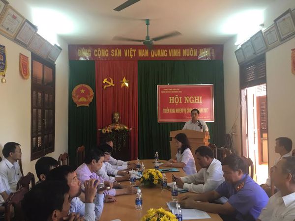 Tòa án nhân dân huyện Krông Ana, tỉnh Đắk Lắk tổ chức Hội nghị triển khai công tác năm 2017