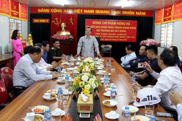 Việt Nam và Lào tạo mọi điều kiện để công trình Nhà Quốc hội Lào mới bảo đảm tiến độ, chất lượng