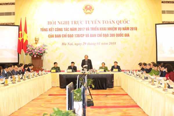 Hai Ban Chỉ đạo quốc gia triển khai nhiệm vụ năm 2018