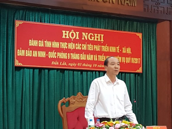 UBND tỉnh sơ kết 9 tháng đầu năm và triển khai nhiệm vụ 3 tháng cuối năm 2017
