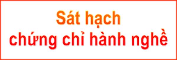 Quyết định phê duyệt Danh sách cá nhân tham dự thi sát hạch cấp chứng chỉ  hành nghề hoạt động xây dựng đợt I năm 2018