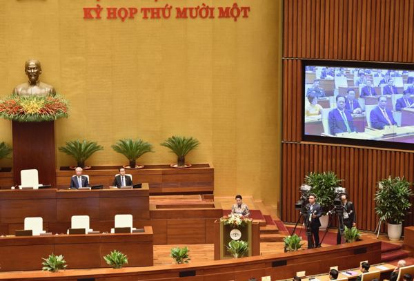 Phiên khai mạc kỳ họp 11 Quốc hội khóa XIV